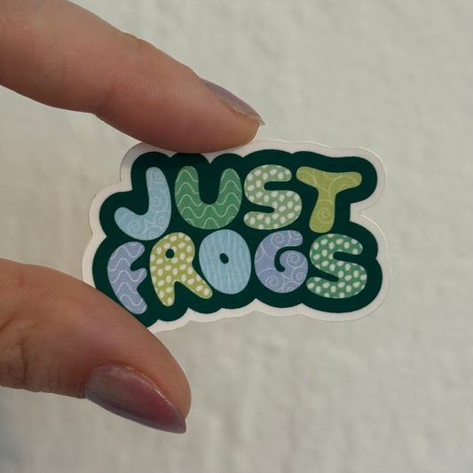 Just Frogs Sticker