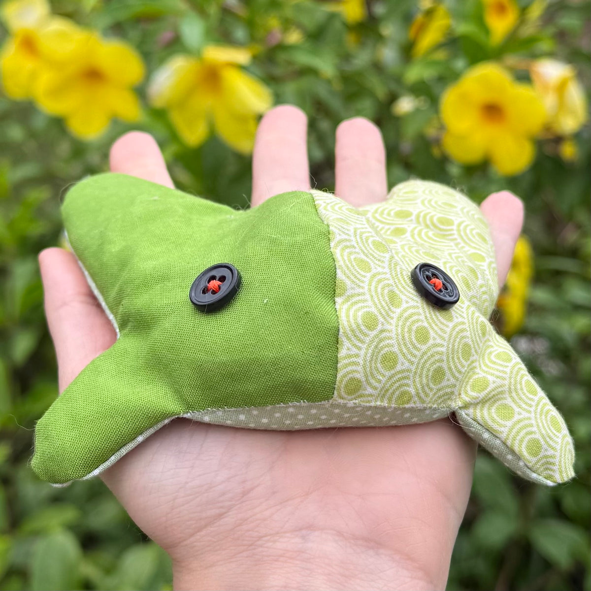 Green Patchwork Frog (Second)