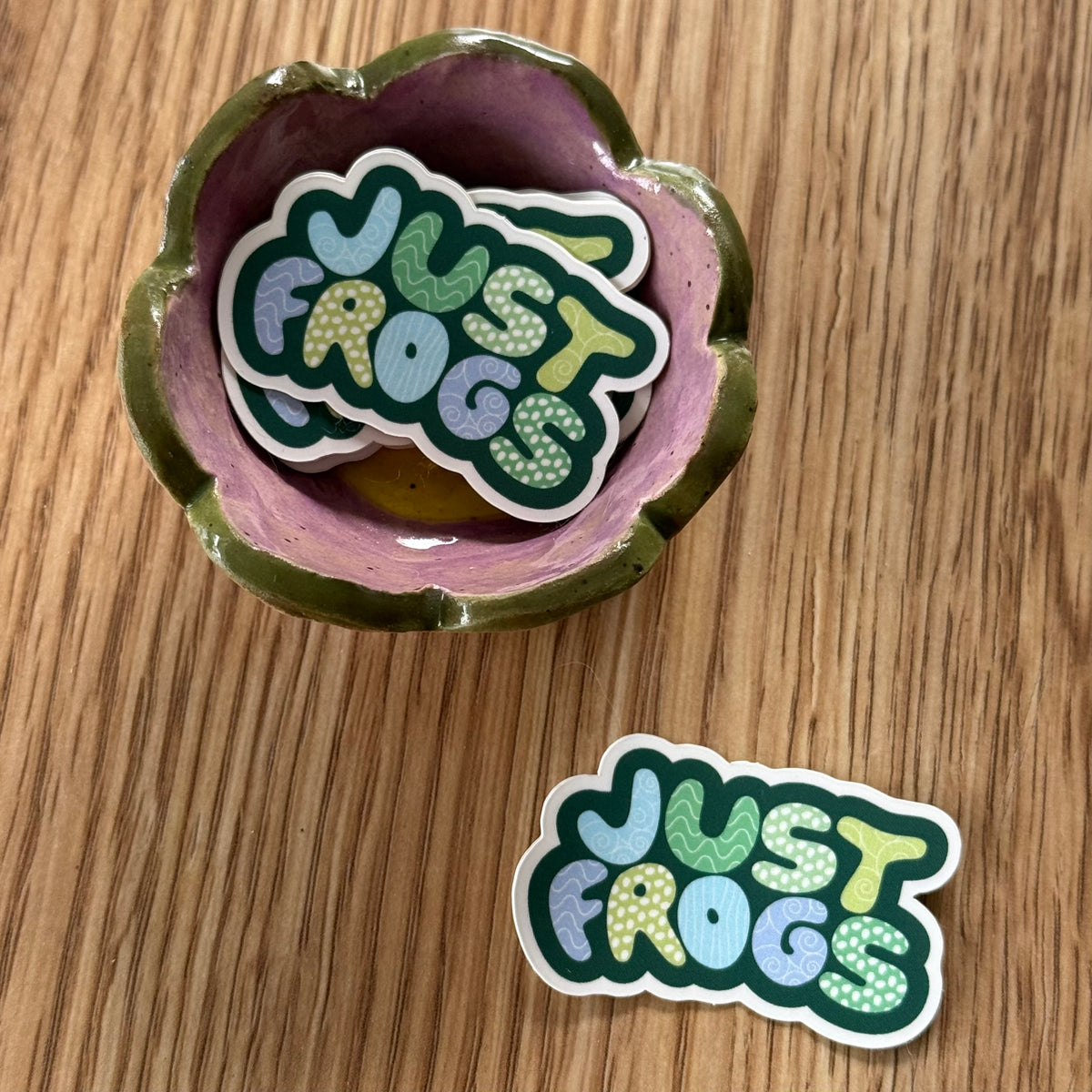 Just Frogs Sticker